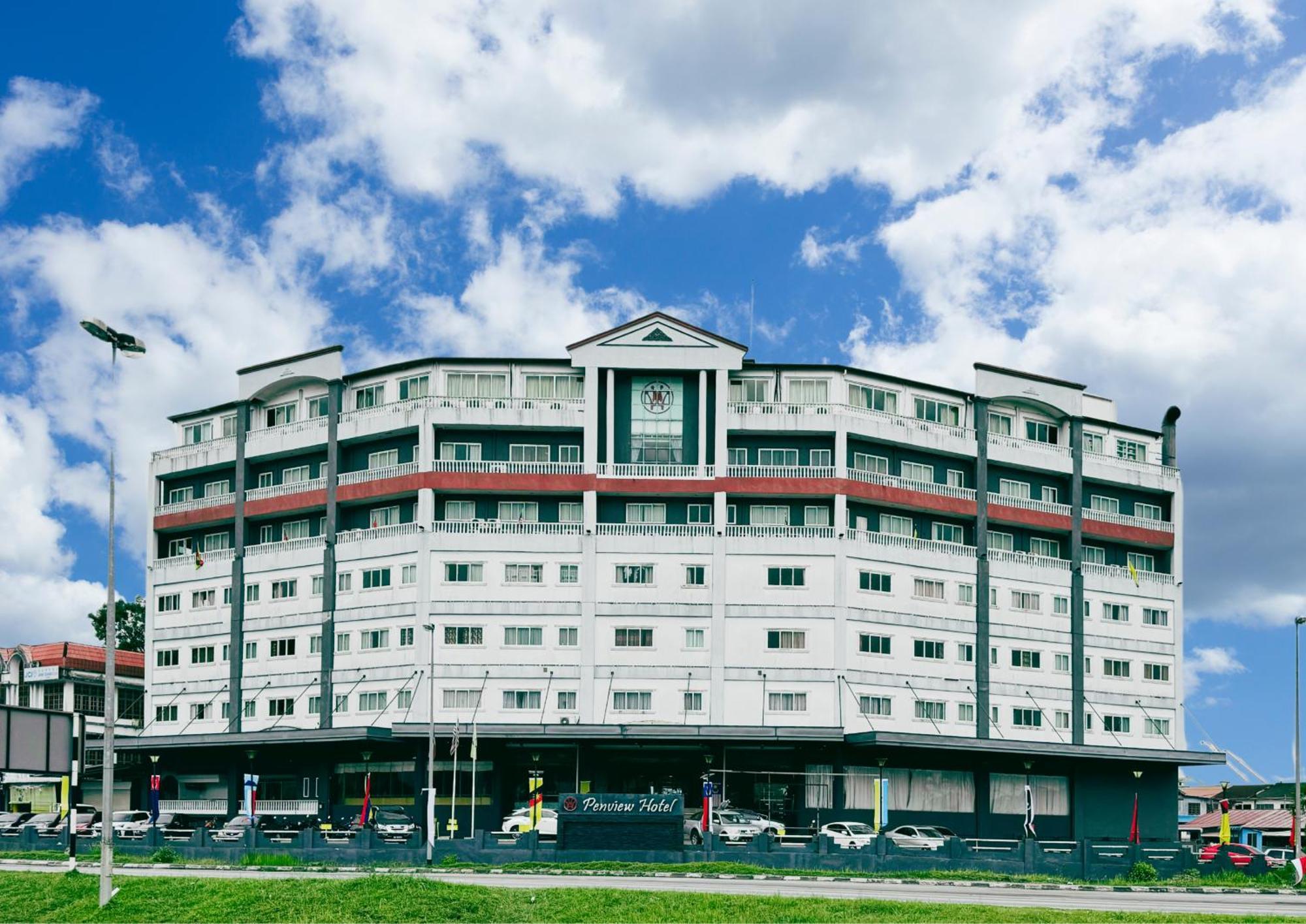 Penview Hotel Kuching Bagian luar foto